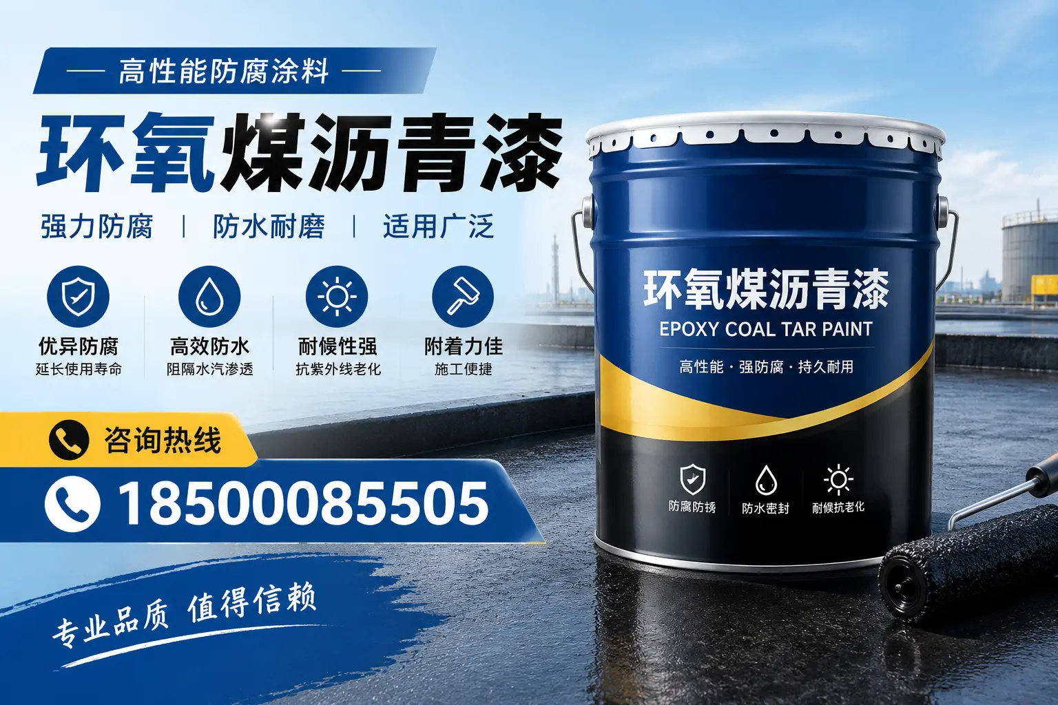 环氧煤沥青漆的主要成分与功能，汕尾用户深度了解